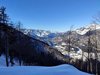 Vista sulla vallata di Forni di Sopra e le Dolomiti Friulane
