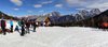 Panorama dalla malga Federa verso le Dolomiti di Cortina