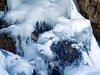 Le cascate ghiacciate delle Gole di Federa